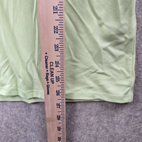 Alfani Womens Sleeveless Twist-Front Top XL Light Green - Picture 6 of 7